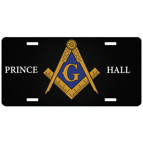 Masonic Prince Hall Whip License Plate PHA