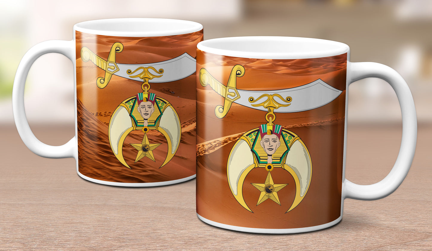 Shriner Desert Mug 11 oz Noble Shrine