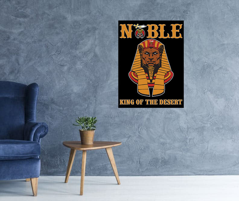 Noble King of the Desert Poster 18 x 24 Shriner