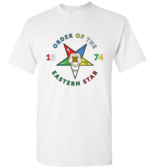 Order of the Eastern Star 1874 PHA T Shirt OES Prince Hall