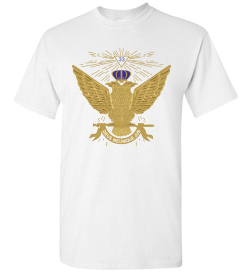 Scottish Rite 33rd Degree Wings Up Masonic T Shirt