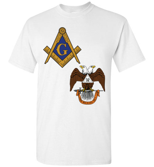 Mason Scottish Rite 32nd Degree Split T-Shirt WD