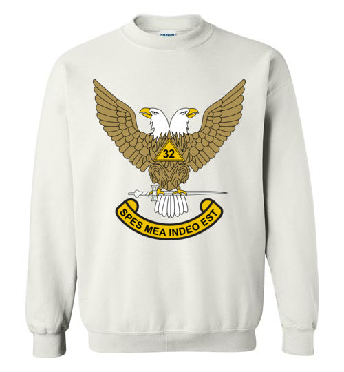 Scottish Rite 32nd Degree Mason Wings Up Sweatshirt