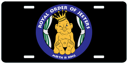 Royal Order of Jesters License Plate