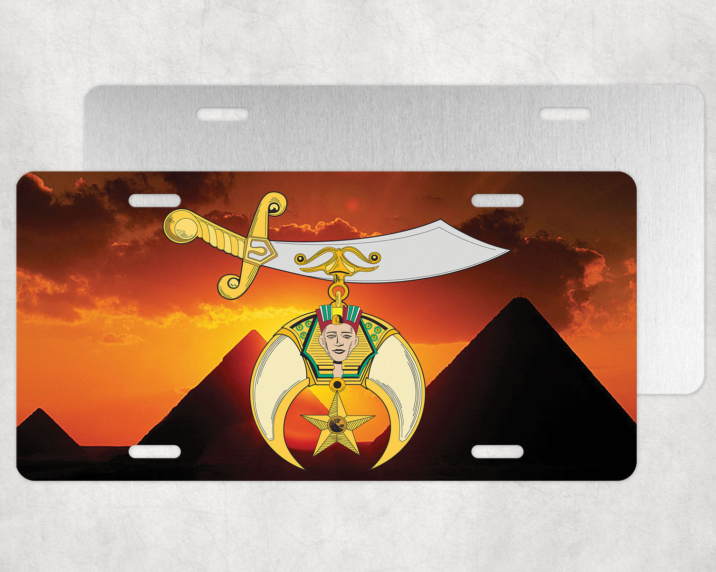 Shriner Desert License Plate Tag