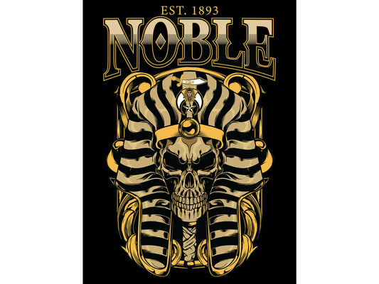 Noble 1893 Pharaoh Skull Poster Shriner 18 x 24