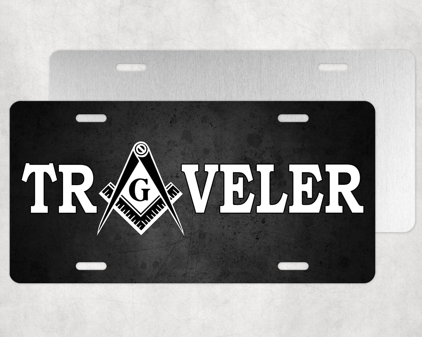 Traveler Masonic License Plate Mason Auto Tag